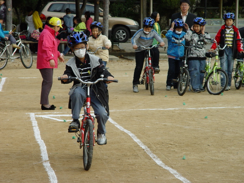 대명초등학교 어린이 자전거 면허시험